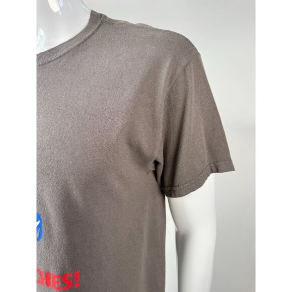 Gildan Heavy Cotton Gray Graphic T-Shirt "Drink Up!" Uncle Sam Design M - Picture 5 of 16